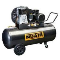 Компресор NUAIR с електродвигател с ремъчна предавка 200 л, 330 л/мин, 3 к.с., 10 bar