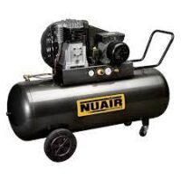 Компресор NUAIR с електродвигател с ремъчна предавка 200 л, 480 л/мин, 4 к.с., 10 bar