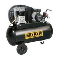 Компресор NUAIR с електродвигател с ремъчна предавка 100 л, 255 л/мин, 2 к.с., 10 bar