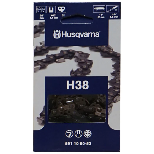 Верига Husqvarna H38 (26зъба) .3/8mini ” 1,1 мм / 52 пети (581807952)